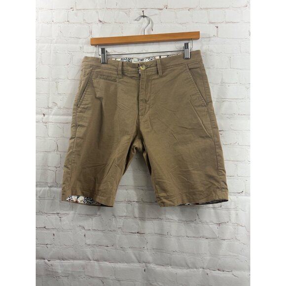 Denim & Flower Ricky Singh Shorts Mens Tag Size 29”  Khaki Chino Preppy - Picture 1 of 7